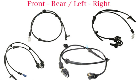 4 Pieces ABS Wheel Speed Sensor Front Rear L/R Fits Suzuki SX4 2007-2013 FWD