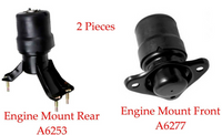 2 Pcs Engine Mount Front Rear Fits  Camry 1992-1996 2.2L W/ Auto Trans Cars