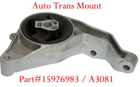 A3081 AUTO TRANS MOUNT CHEVROLET COBALT HHR PONTIAC G5 SATURN ION 