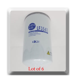 Lot of 6 Engine Oil Filter LF3541 Fits: Hino Trucks HD Trucks Bus Engine Marine