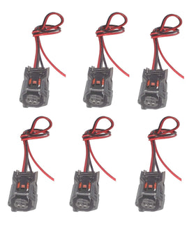 6 X MFI Fuel Injector Connector GS350 GS450h GS460 IS F IS350 LS460 LS600h