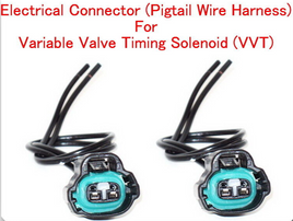 2 Connectors of Variable Timing Solenoid Actuator  Exhaust & Intake Sides