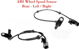 2 x ABS Wheel Speed Sensor Rear Left Right Fits: Nissan Micra 2015-2019 L4 1.6L