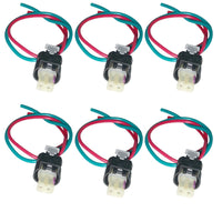 6x  Fuel Injector Connector Fit Audi A8 Quattro 12-16 For Cyl 1, 3, 5, 8, 10, 12