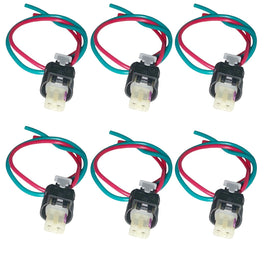 6x  Fuel Injector Connector Fit Audi A8 Quattro 12-16 For Cyl 1, 3, 5, 8, 10, 12