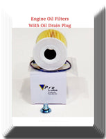 6 x Engine Oil Filter W/Oil Drain Plug Fits: 263203F500 Genesis G80 G90 V8 5.6L