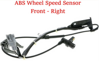 2 ABS Wheel Speed Sensor + Connector Front L/R For ES300 Avalon Camry Solara