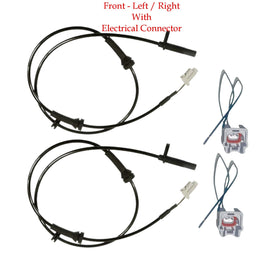 2 x ABS Wheel Speed Sensor Front & Connector L/R Fits Altima 13-18 Maxima 15-18