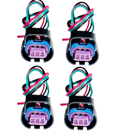4 x Ignition Coil Connector For Buick Chevrolet GMC Hummer Isuzu Oldsmobile Saab