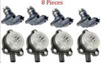8 Pieces Camshaft Position Sensor & Camshaft Adjuster Magnet Fits Mercedes V6