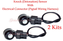 2 Pc Knock Sensor W/Connector Fits  BRZ Forester Impreza R Legacy Outback WRX &