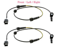 2 x ABS Wheel Speed Sensor & Connectors Front L/R Fits Nissan Murano 2015-2024
