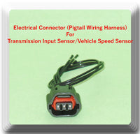 (Set 2) Trans Input & Output Speed Sensor W/ Connectors Fits:Hyundai & Kia