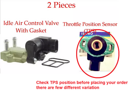 Idle Air Control Valve & TPS Sensor Fits: 01-05 Acura EL Honda Civic 1.7L SOHC