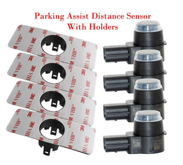 4 Kits Parking Assist Distance Sensor + Holders Fits: Chrysler Dodge Jeep Ram