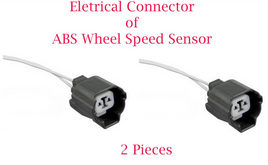 2 x ABS Wheel Speed Sensor Connector Rear L/R ALS803 Fits MDX 01-06 Pilot 03-08