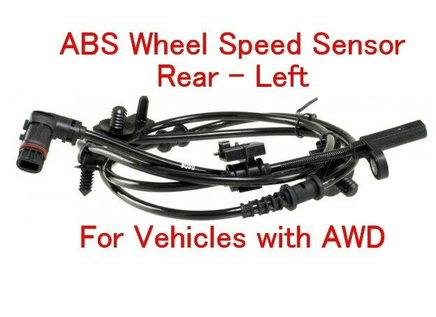 ABS Wheel Speed Sensor Rear Left Fits: Chrysler 300 Dodge Charger Magnum AWD