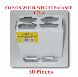 50 Pieces P Style Clip-on Wheel Weight Balance 1.25oz 35 gram  P125 Lead Free