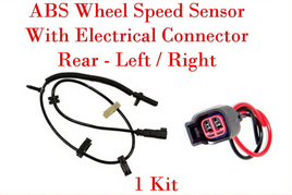  ABS Wheel Speed Sensor With Connector Rear L/R Fits Buick Chevrolet GMC Saturn