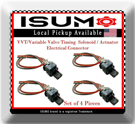 4x Engine Variable Timing Adjuster Magnet Connector Fit BMW Mini Cooper 14-19