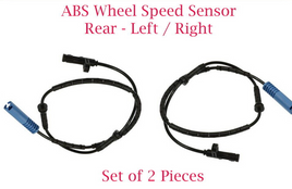 2 X ABS Wheel Speed Sensor Rear- Right / Left Fits: Mini Cooper 2002 2008