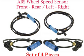 Set of 4 ABS Wheel Speed Sensor Rear Left & Right Fits: Z4 2003-2008