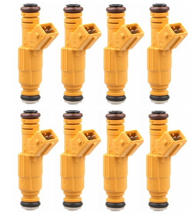 8x Fuel Injector +Connector Fits Ford Lincoln Mercury V8 V10 W/Fedral Emissions