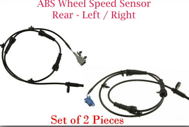 2 x ABS Wheel Speed Sensor Rear Left / Right Fits Nissan Murano 2009-2012 W/ AWD