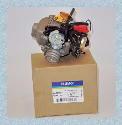ISUMO  GY6 Scooter Carburator QMB139 50cc 4 Stroke Cycle Engine