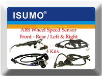 4 ABS Wheel Speed Sensor  Front-Rear Left & Right Fits: Hyundai Santa Fe 01-06 