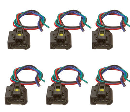 6 x Ignition Coil Electrical Connector Fits A8 Quattro 2015-2016 V6 3.0L