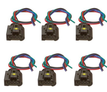6 x Ignition Coil Electrical Connector Fits A8 Quattro 2015-2016 V6 3.0L