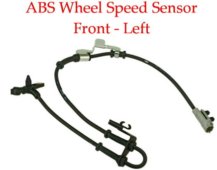 4 x ABS Wheel Speed Sensor & Connectors Front-Rear L&R Fits:  Chrysler Dodge