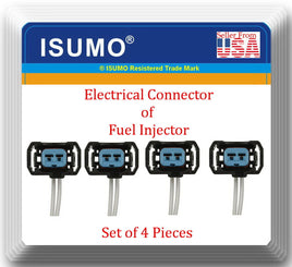 4x  Connector of Fuel Injector FJ781 Fits:OEM#16450RMX003 ILX Civic Insight