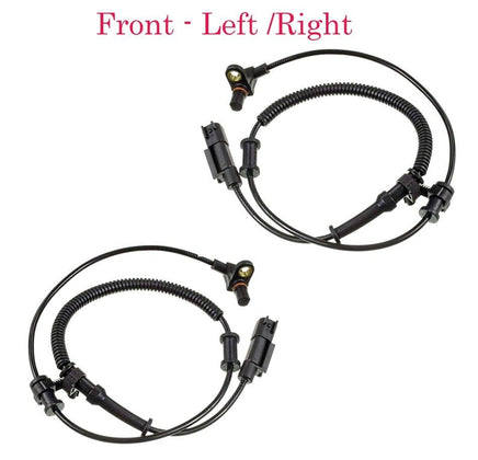 4 ABS Wheel Speed Sensor W/Connector Front-Rear L&R Fit:RAM1500 PICKUP 2009-2012