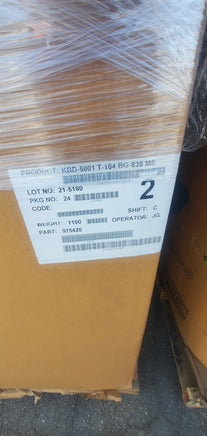 3 Pallets Clear Soft PVC + 1 Pallet Flexalloy PVC + 2 Mix Plts Clariant Coloring