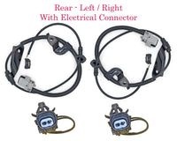 2x ABS Speed Sensor Wire Harness & Connector Rear L/R Fits S300h ES350 2013-2018
