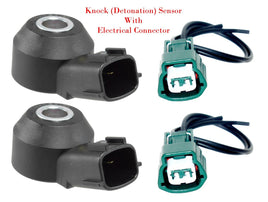 2 Pieces Knock Detonation Sensor W/Connector Fits Subaru Legacy Outback Tribeca