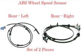 2 x ABS Wheel Speed Sensor Rear L/R Firs:OEM#CA000 Nissan Murano 2003-2008