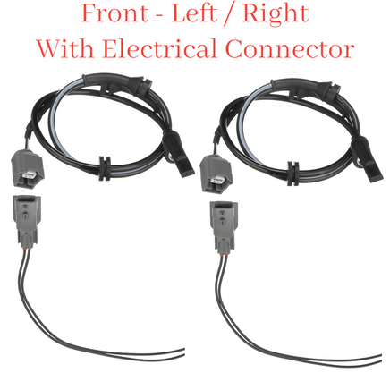 2x ABS Wheel Speed Sensor & Connector Front L/R For Rogue 2014-2020 Built In USA