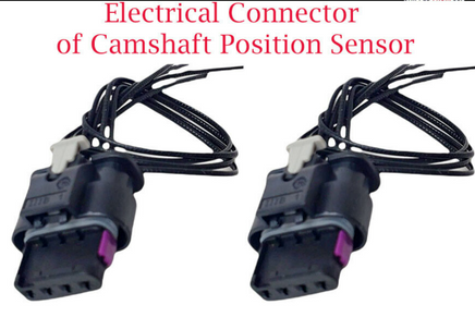 2 x Camshaft Position Sensor Connector Fits Chrysler Dodge Hyundai Jeep Ram  VW