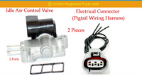 Idle Air Control Valve W/Connector For:Acura CL Honda Accord Odyssey Isuzu Oasis