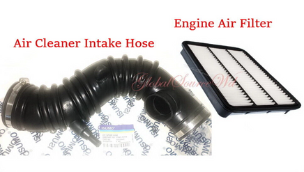 Air Cleaner Intake Hose W/Clamps & Air Filter Fits:Toyota Camry Solara L4 2.2L