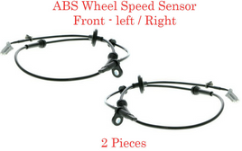 Set 2 ABS Wheel Speed Sensor Front - Left  & Right Fits: Nissan Murano 2003-2008