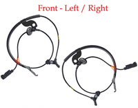 2 x ABS Wheel Speed Sensor + Connectors Front L/R Fits Eclipse Cross Outlander
