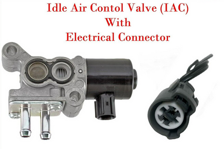 Idle Air Control Valve W/ Electrical Connector Fit CL Accord Odyssey Isuzu Oasis