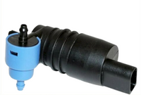 Dual Nozzle Windshield Washer Pump W/Connector Fits Audi BMW Chrysler Ford Mazda