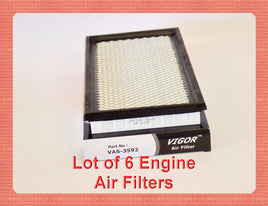 Lot 6 Engine Air Filter A23592 E6AE-9601-BC  Fits: FORD LINCOLN MAZDA MERCURY