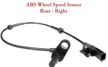 ABS Wheel Speed Sensor + Connector Rear Right ForMarch Micra Note Versa 12-19