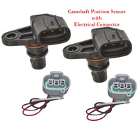 2x Camshaft Position Sensor + Connectors Elantra Kona Veloster Forte Seltos Soul